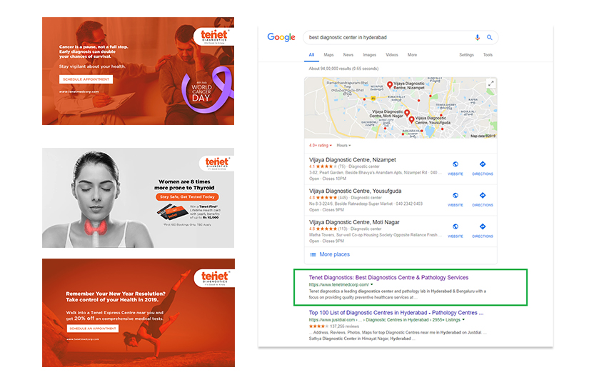 Tenet : We crafted a niche digital strategy to produce results in a competitive environment. screenshot 1